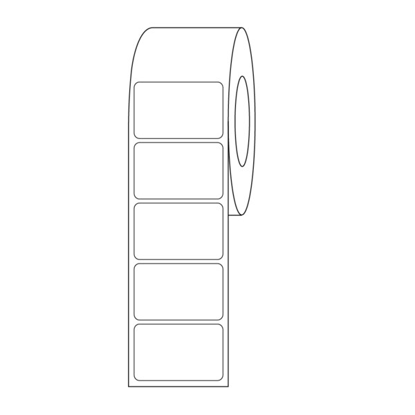 Thermal Jacket Labels 1-3/4" x 2-3/4"